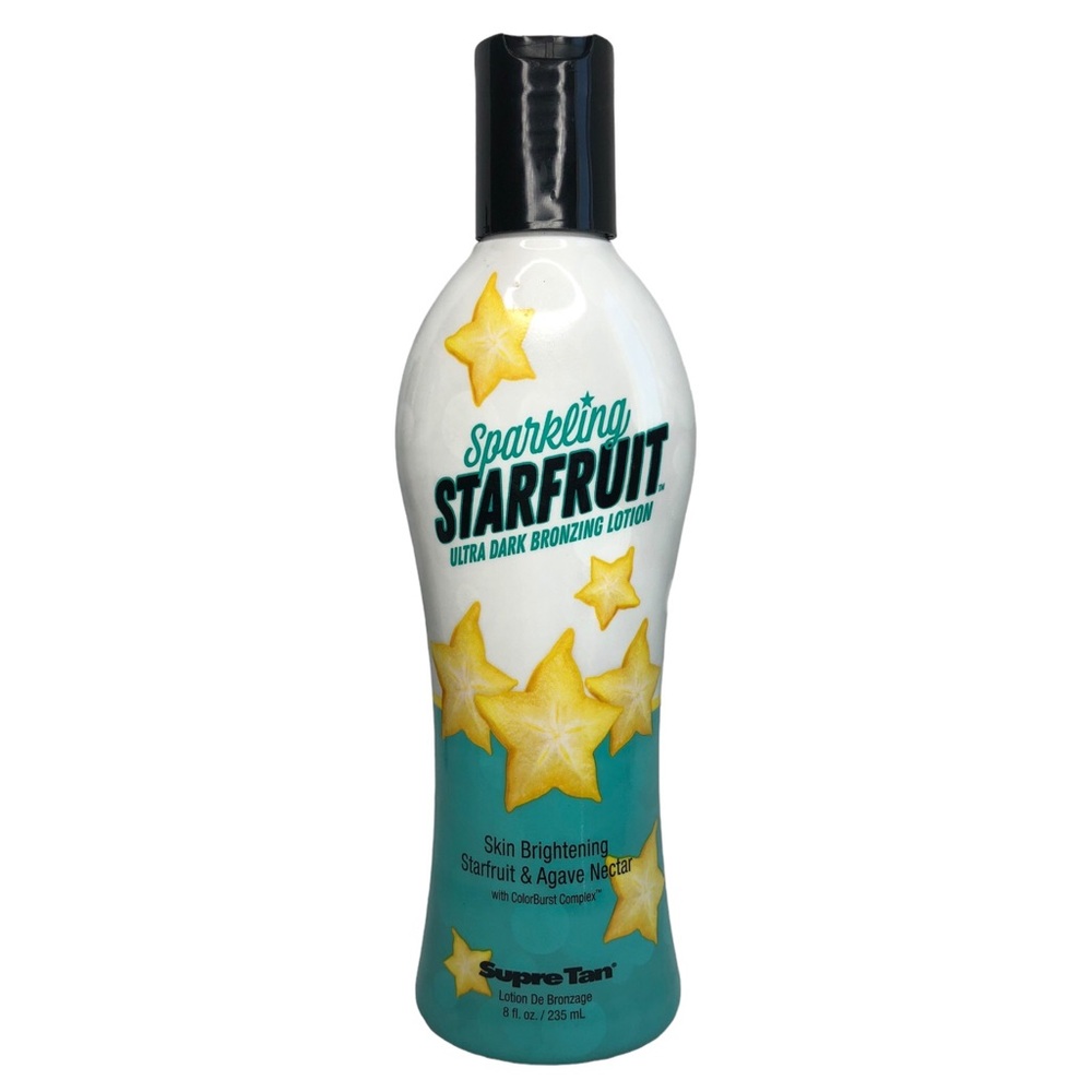 🆕 Supre Tan SPARKLING STARFRUIT Ultra Dark Bronzing Indoor Tanning Bed Lotion